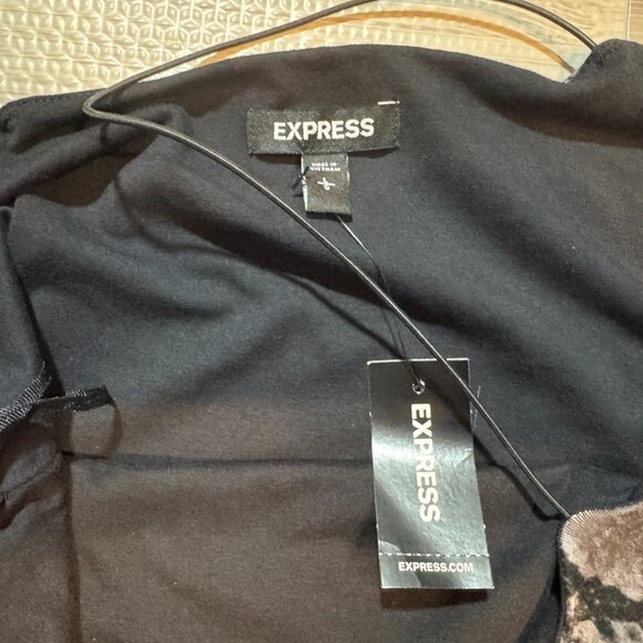 NWT Express Women's Snake Print Spaghetti Strap Dress - Picture 2 of 3